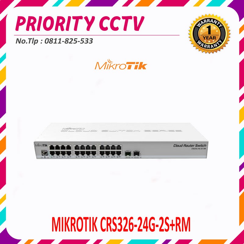 MIKROTIK CRS326-24G-2S+RM