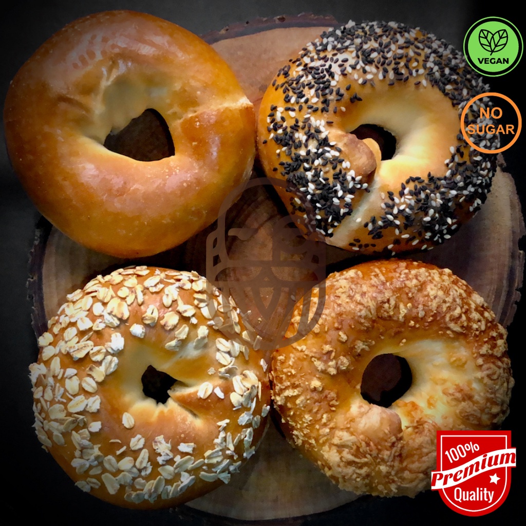 

Grandpa's Artisan Bagel | Tanpa Gula dan Susu | ISI 4PCS |