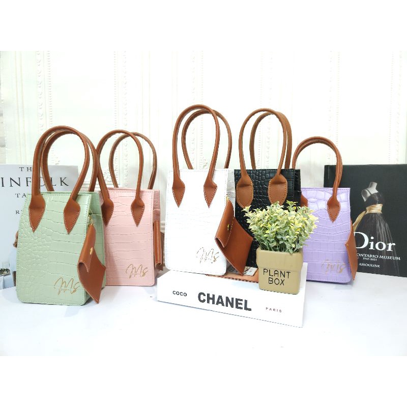 TAS CROCO MSGLOW TAS CROCO MURAH GIFT TAS MSGLOW POUCH SKINCARE POUCH MSGLOW MURAH