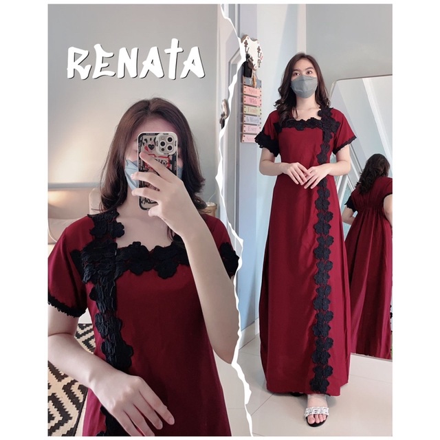 Daster Arab FAIRUZ RENATA Long Dress Rayon Super Busui nyaman