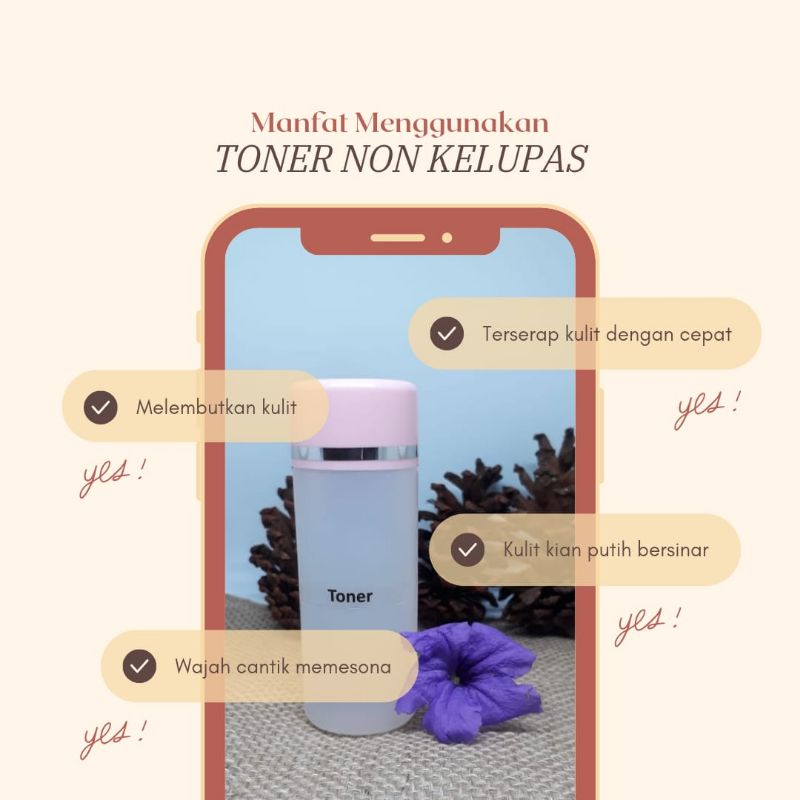 TONER BENING || NON KELUPAS || Beauty Clinic || PROMO