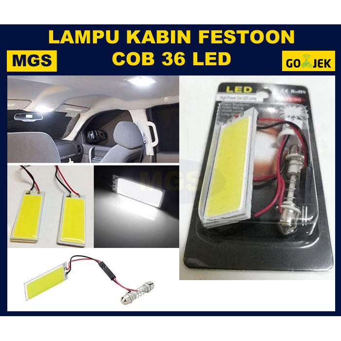 20Pcs Lampu LED Kabin COB 36 Titik