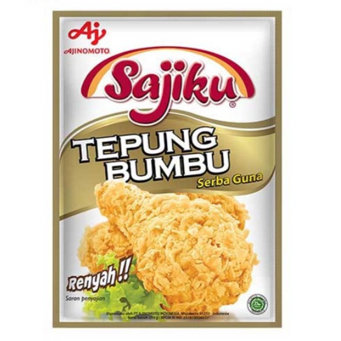 

Sajiku tepung bumbu serbaguna 240g