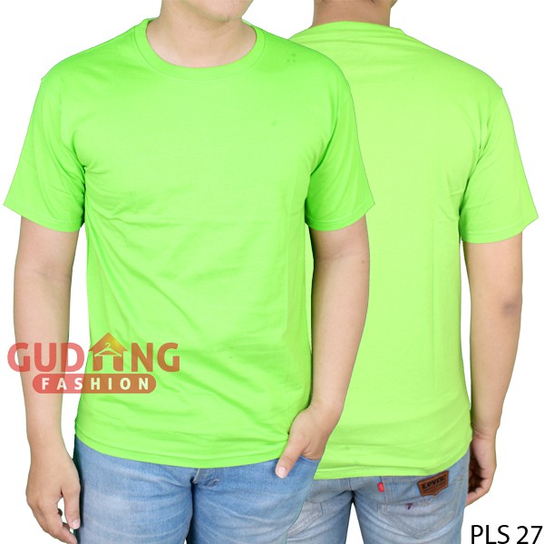 Kaos Polos Keren Lengan Pendek Pria PLS 27