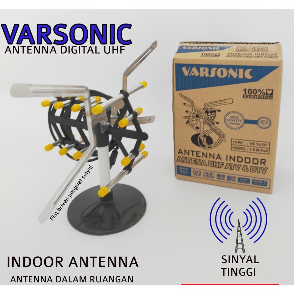 Antena dalam indoor / Antena Digital TV Indoor VARSONIC / Antena VARSONIC