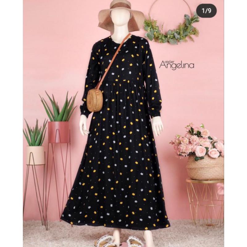 Sarah Dress Cat Head Black size M Atelier Angelina