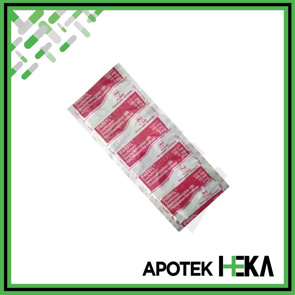 Ifarsyl Kaplet Strip isi 10 Tablet - Obat Batuk Alergi (SEMARANG)