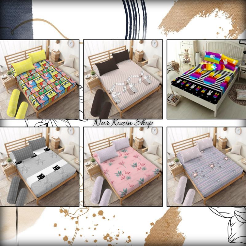 Gardenglories Sprei Kintakun D'Luxe King 180X200 (5In1) Microfiber Motif Anak