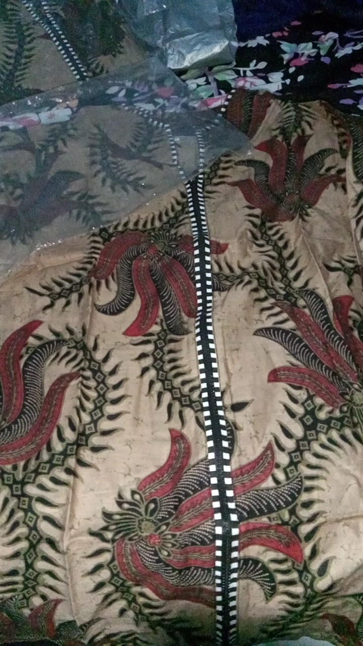 Batik Wanita Atasan Batik Ziper M L Xl Xxl Batik Kantor Keren Banget