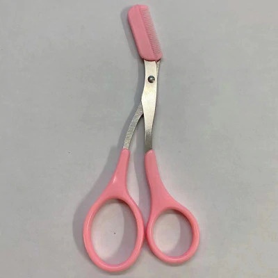 Gunting Cukur Alis Mata Eyebrow Trimmer Scissor Comb XIU1