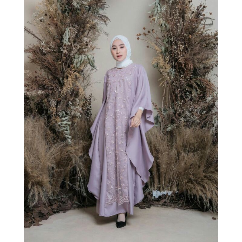 Nisa Kaftan / Kaftan Brukat / Dress Lebaran / Kaftan Lebaran