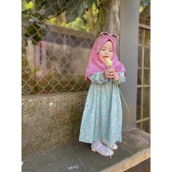 gamis newborn bayi perempuan pakaian muslim 0-12  bulan balita ARABELLA ALIKA FIORA SHANUM ROSY gamis dress