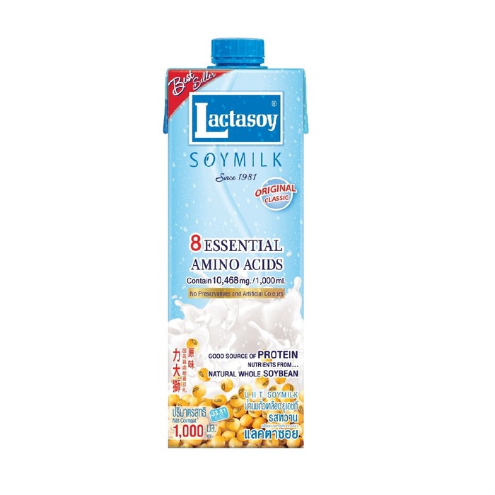 Lactasoy Susu Kacang Soymilk 1Liter Thailand 1 liter Susu Kedelai Laktasoi 1000ml