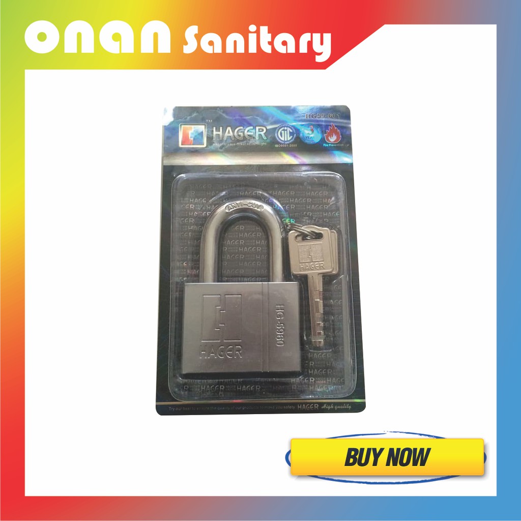 Hager Gembok  Lock Standard 60mm HG-5960