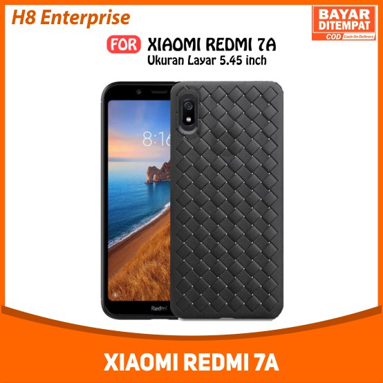 Soft Case Xiaomi Redmi 7A Casing Cover HP Original Premium Woven Silicone