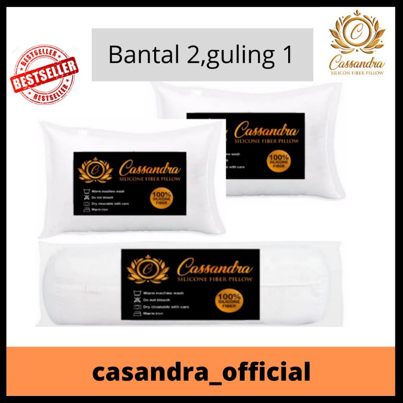 Bantal Kepala Leher Cassandra Hotel Berbintang Murah Silikon