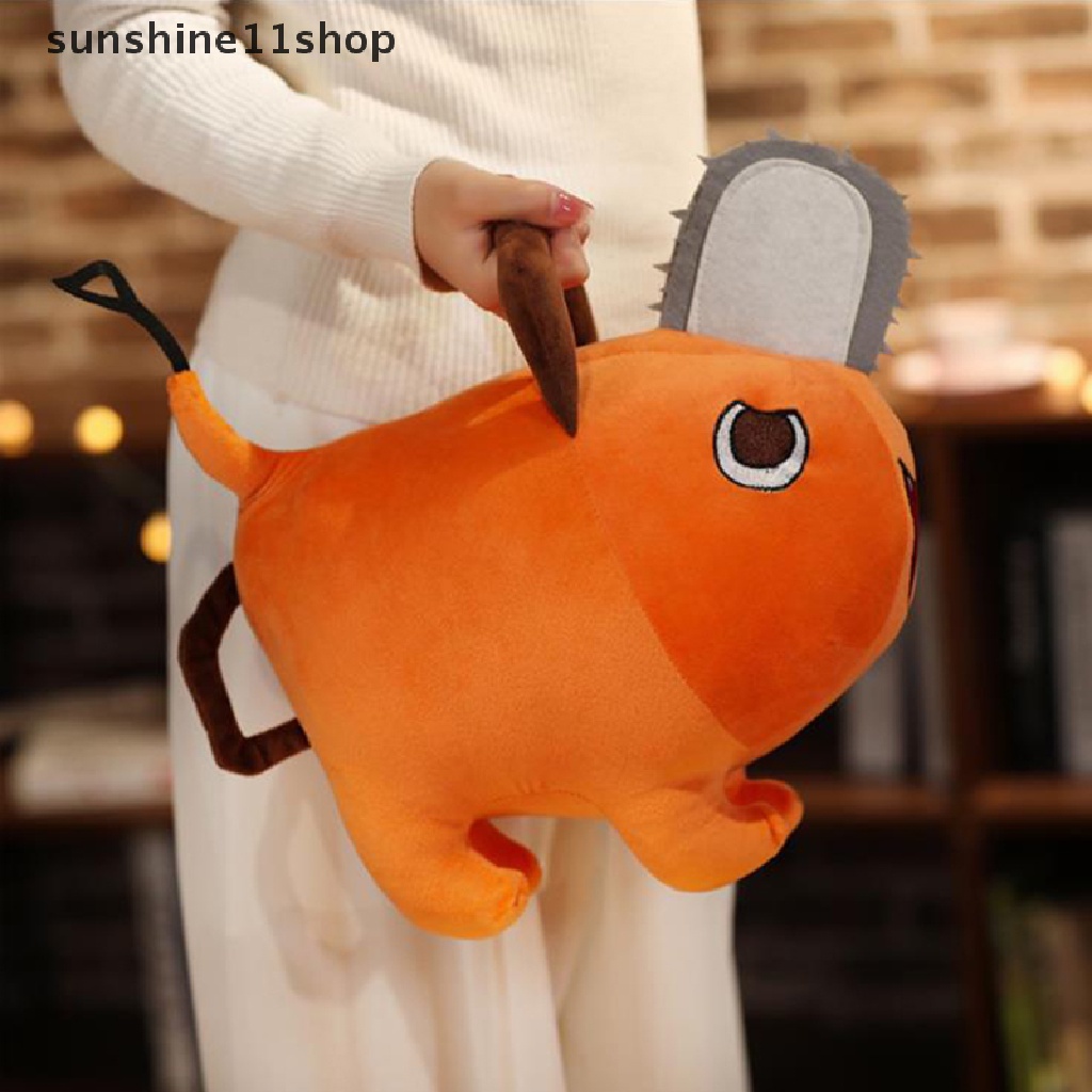 Sho 1PC Boneka Anime Chainsaw Man Denji Bahan Plushie Pochita