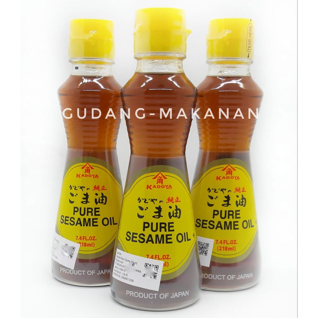 Kadoya Goma Abura / Pure Sesame Oil / Minyak Wijen Jepang 218ml