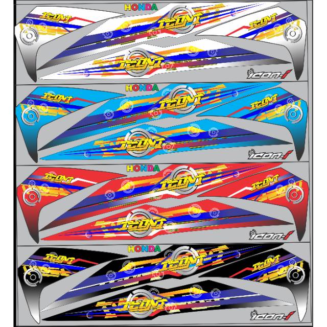 (COD) Les  striping variasi motor Beat fi New,beat streat,beat Fi