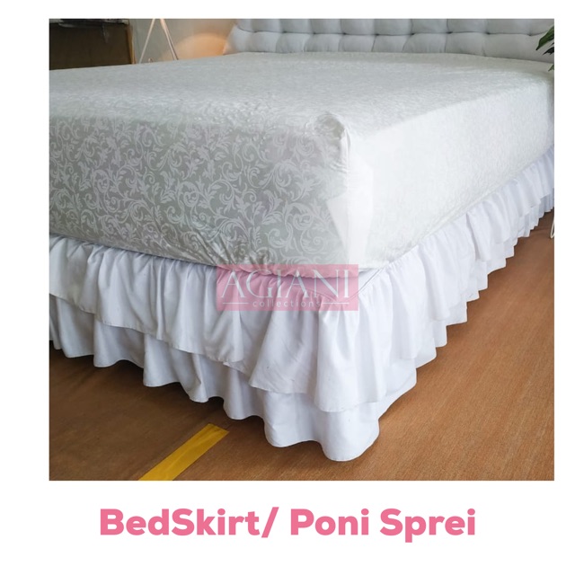 Bed Skirt Poni Sprei spray rimpel rumbai