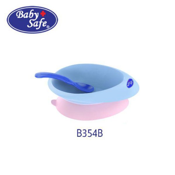 Baby Safe Suction Bowl with Spoon B354 Mangkok Makan Anak Anti Geser