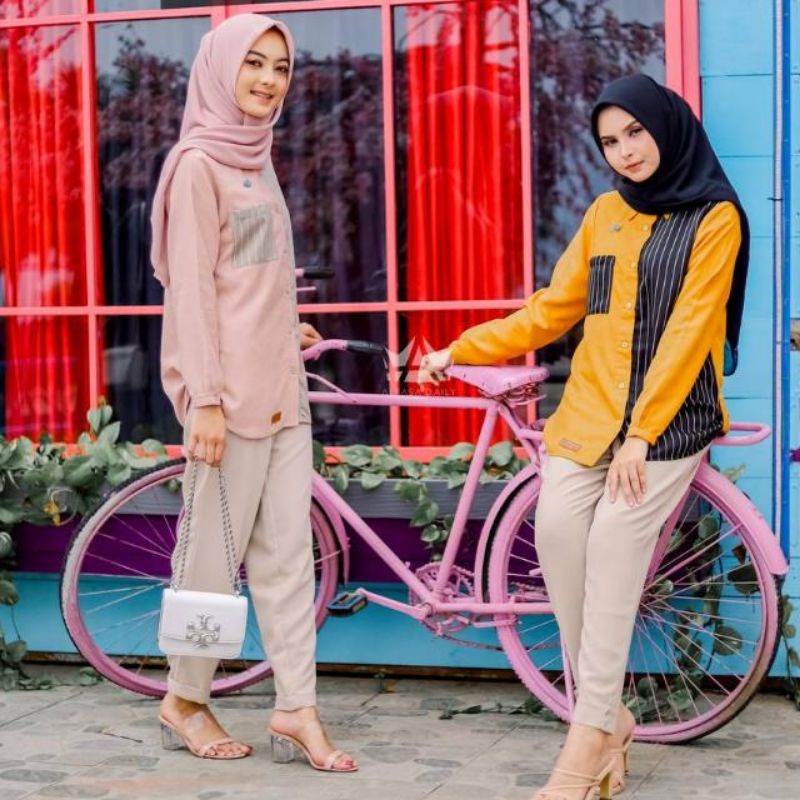 XENA SHIRT by Alfasa Daily [ NEW - Alfasa Shirt ] Kemeja Wanita Alfasa