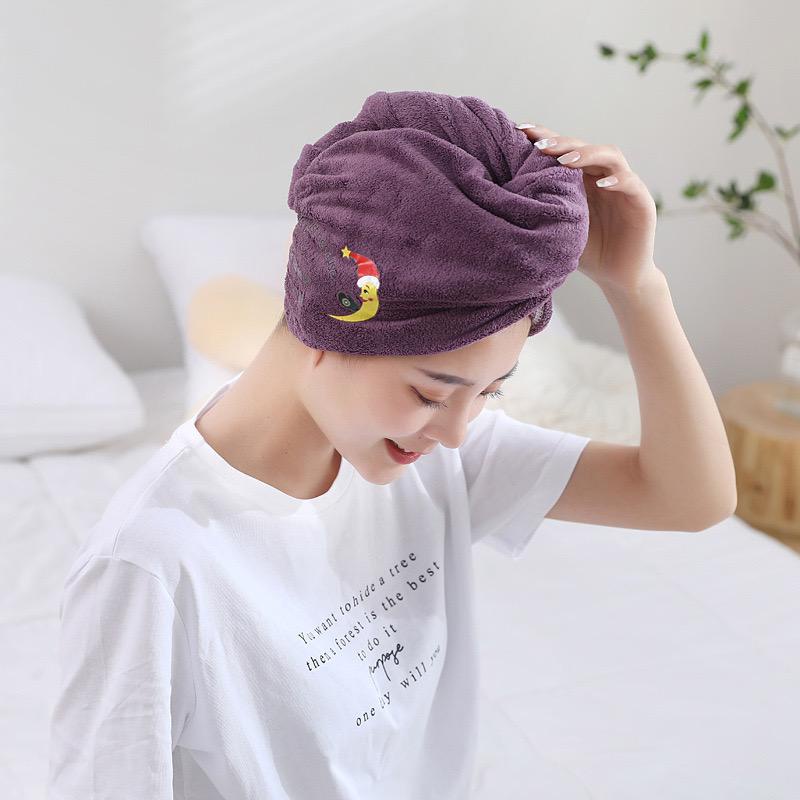 Handuk Keramas Bahan Microfiber/Handuk Turban /Magic towel/ Head Towel Fast Dry Hair