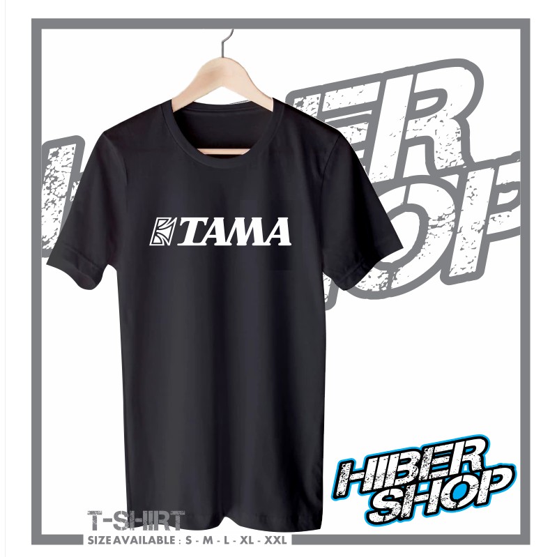 KAOS / BAJU / TSHIRT MUSIK TAMA DRUM BAND LOGO KAOS MUSIK MURAH - HIBER SHOP