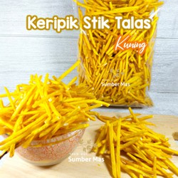 KERIPIK TALAS 500gr / KERIPIK TALAS BOGOR / KERIPIK TALES ASIN / Stick Talas Kunyit