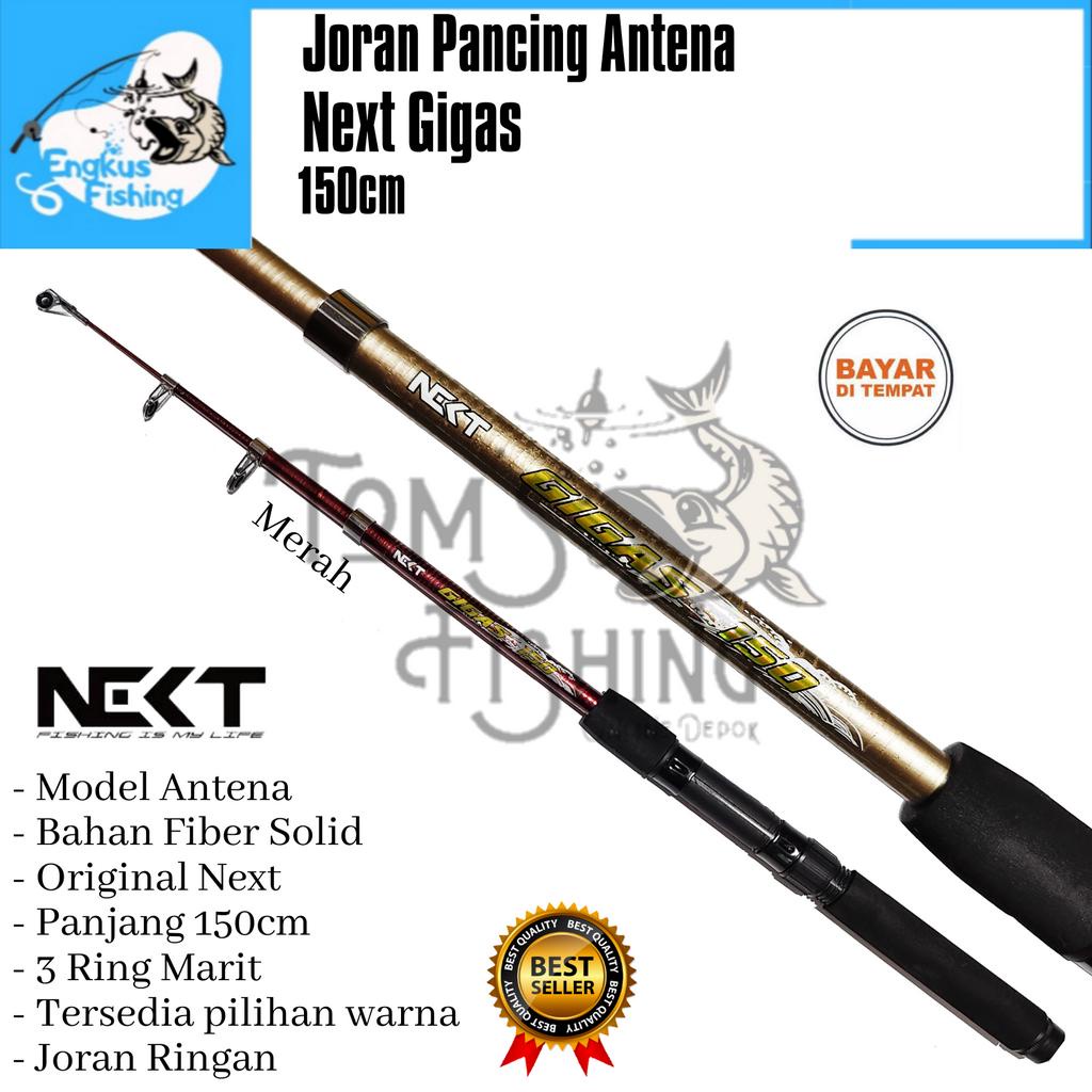 Joran Antena Pancing Next Gigas 150cm Fiber Solid Murah - Engkus Fishing