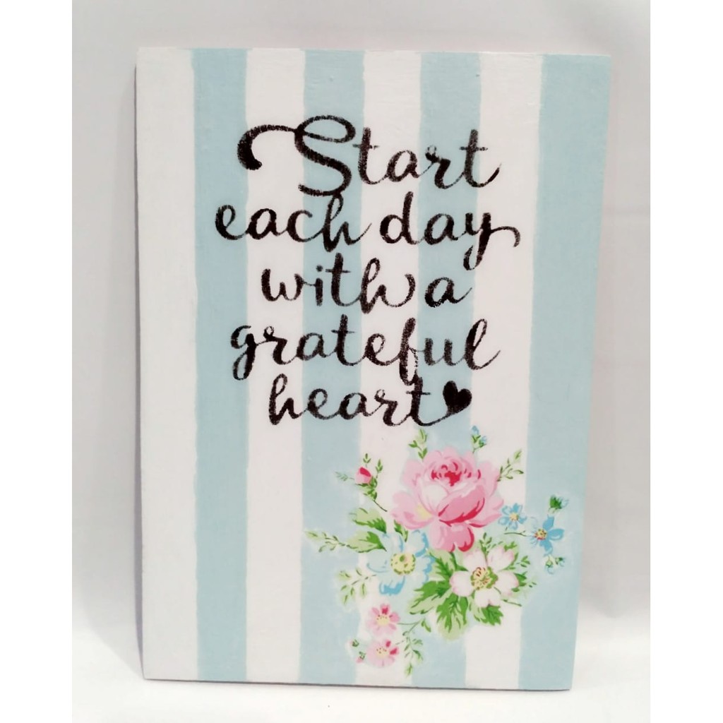 Hiasan Dinding Pajangan Dinding Home Decor Shabby Chic Quotes Wall