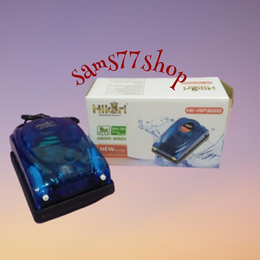 HIKARI AP 3000 AP 3000 mesin pompa udara aerator 2 lubang aquarium