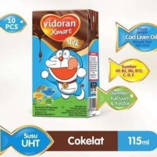 

VIDORAN XMART susu UHT COKLAT / STRAWBERRY 115ml.