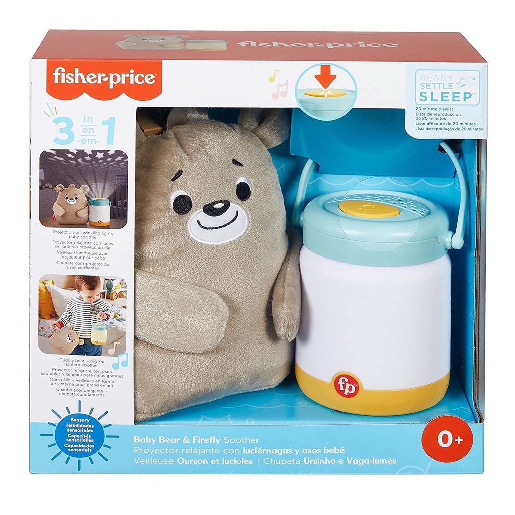 Fisher Price Baby Bear & Firefly Soother / Mainan Edukasi Bayi ORI