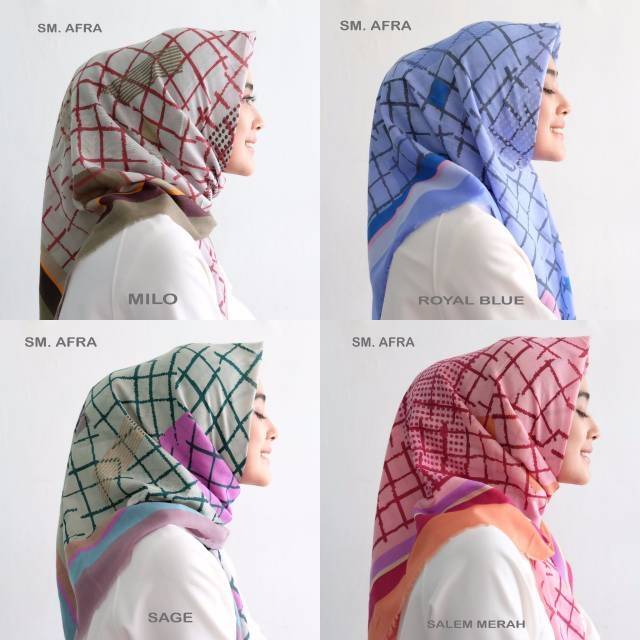 Jilbab saudia Ansania motif SM. AFRA