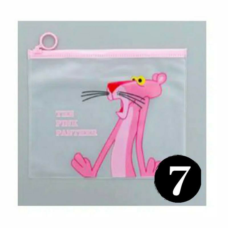 [Premium Store] Tempat Pensil Unicorn & Pink Panther / Tempat Pensil / Tempat Peralatan Make Up / Tempat Skincare / Tempat Kosmetik Transparant-7