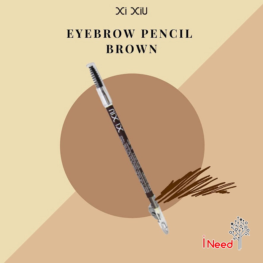 (INEED) XI XIU Eyebrow Pencil Brown &amp; Black - Xixiu Pensil Alis