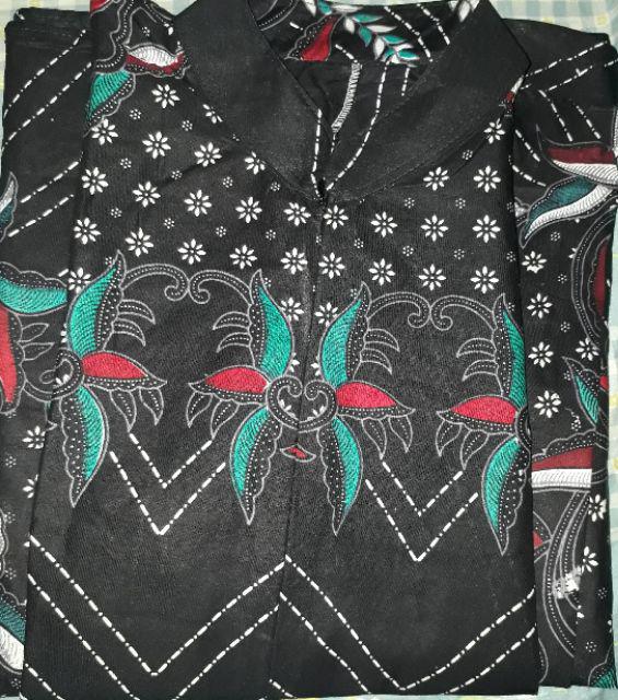 Termurah Bisa Pisah-batik Couple Keluarga/ Batik Couple Keluarga Bakung Full Prada/ Batik Couple
