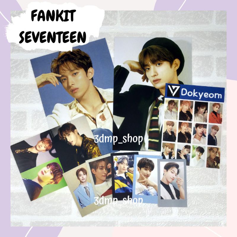 Paket Fankit Fangirl Seventeen Mingyu Woozi Jeonghan The8 DK Hoshi Joshua Vernon s.coups dino jun sector 17