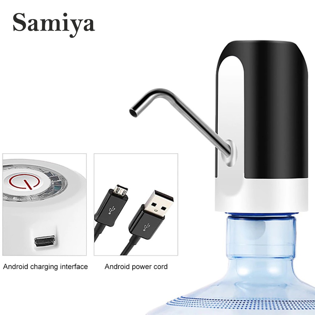 pompa elektrik air minum galon rechargeable smart wireless pumping / electric pompa galon usb