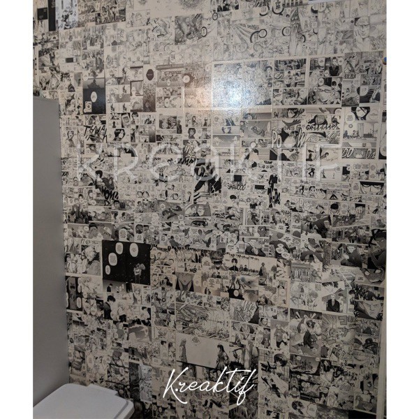 (16PCS) Poster Anime Manga Wall Decor Panel Komik - One Piece Jujutsu Kaisen Black Clover Haikyuu Attack on Titan Demon Slayer Naruto Boruto Tokyo Revengers Shingeki no Kyojin Kimetsu no Yaiba (A6,A5,A4,A3)-4