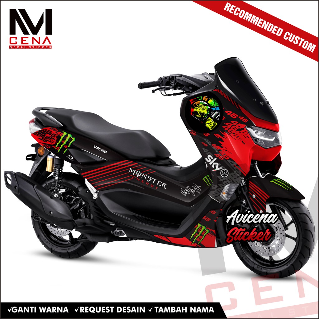 Sticker Decal Nmax New 2020 Decal Sticker Nmax New Sticker Striping Decal Nmax 2020 Full Body