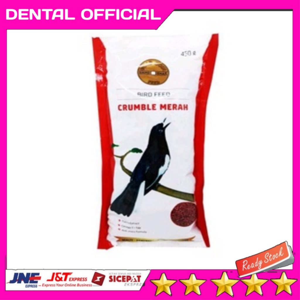 Gold Coin Crumble Merah GOLD COIN MERAH Pakan Burung 450 gram