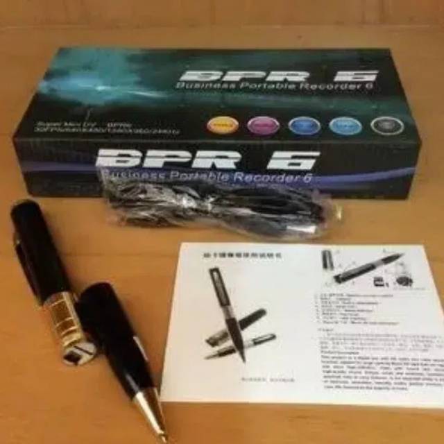 Spy Cam Pulpen BPR6 Kamera Pengintai Pena