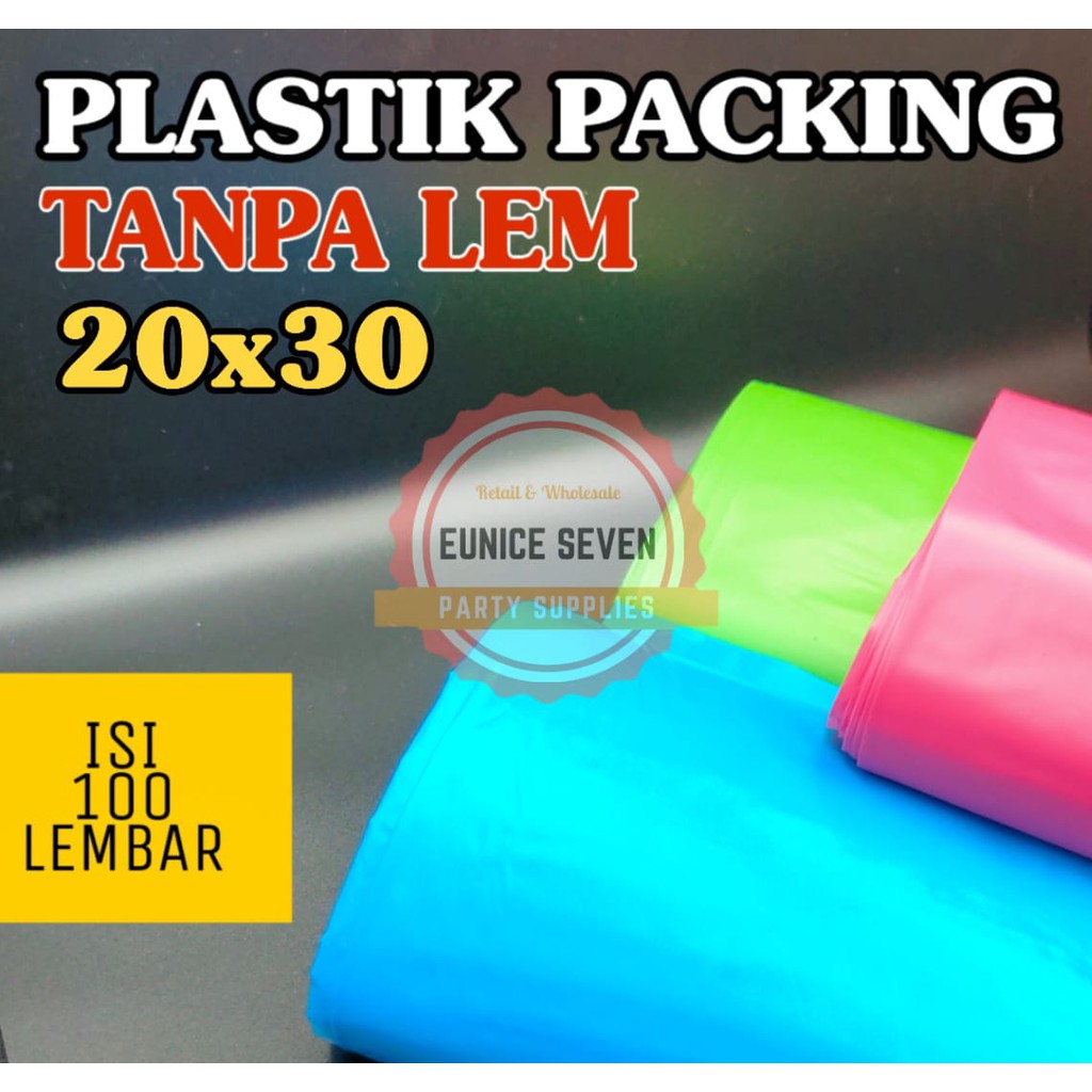 

Plastik Packing Warna isi 100 Ukuran 20x30 Plastik Online Shop