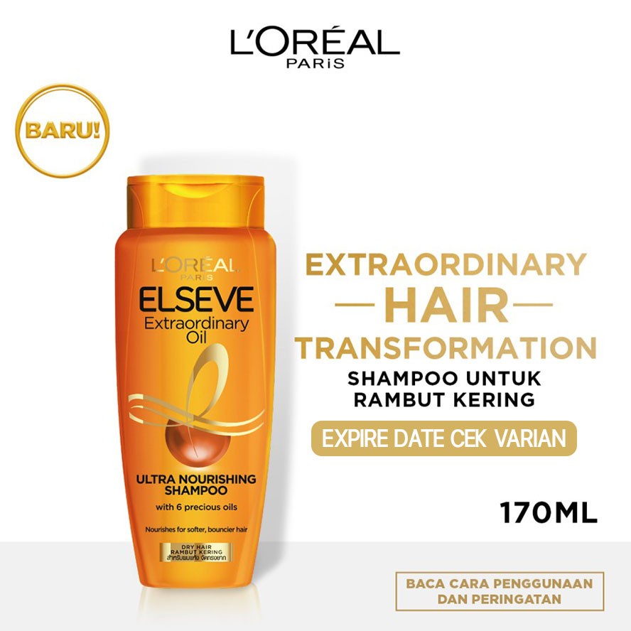 ★ BB ★ L’Oreal Paris Elseve Extraordinary Oil Ultra Nourishment Shampoo - Conditioner | Perawatan Rambut Loreal