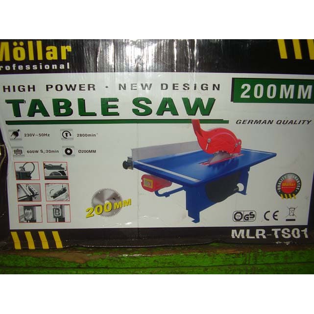 Promo MOLLAR Mesin Gergaji Meja   Table Circular Saw 8   200 mm  MLR TS01 Limited