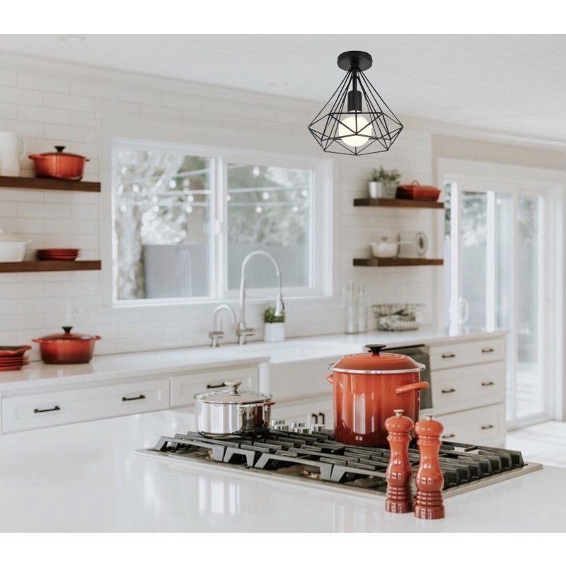 kap lampu hias gantung minimalis vintage murah/kap lampu gantung hias murah