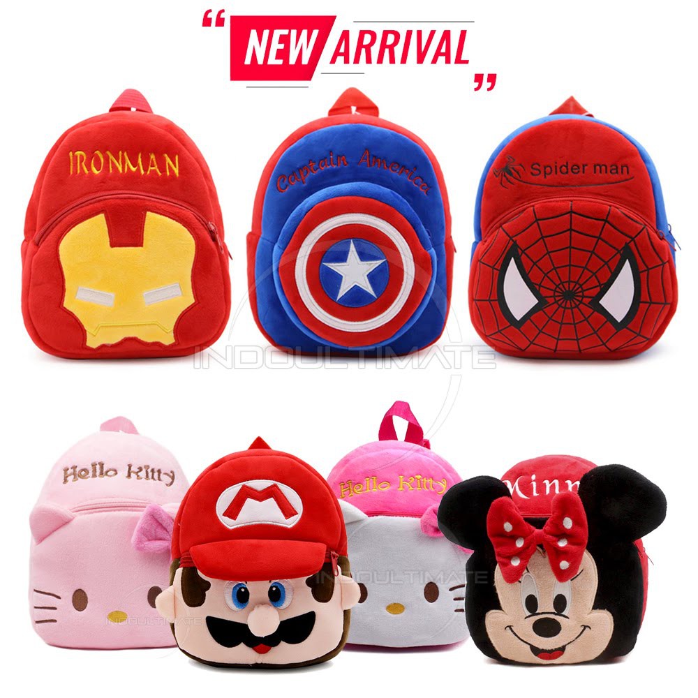 Tas Ransel Anak  BABY LEON BY-20 Tas Boneka Anak Tas Bayi Tas Ransel Balita Tas Punggung Anak