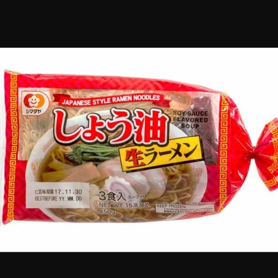 

$$$$] Shimadaya Sanshoku Shoyu nama Ramen 450gr/Japanese Style Ramen noodle